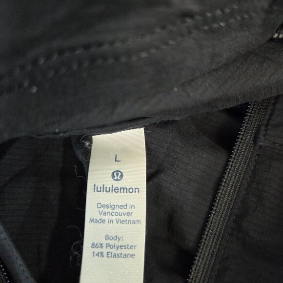 Lululemon Mens Large Ultra Lightweight 1/2 Zip Pullover Hooded Running Jacket - Picture 7 of 14